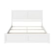 Canyon King Foundation Bed Frame with Matching Footboard in White