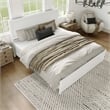 Canyon King Foundation Bed Frame with Matching Footboard in White
