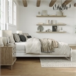 Canyon King Foundation Bed Frame with Matching Footboard in White