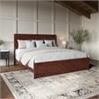 Canyon King Foundation Bed Frame with Matching Footboard in Walnut