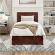 Canyon Twin XL Storage Wood Platform Bed with Matching Footboard in Walnut