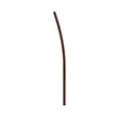 AFI Orleans Twin Sleigh Contemporary Solid Wood Slat Headboard in Walnut