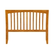AFI Orleans Full Sleigh Solid Wood Slat Headboard in Light Toffee