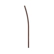 AFI Orleans King Sleigh Contemporary Solid Wood Slat Headboard in Walnut