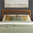 AFI Orleans King Sleigh Solid Wood Slat Headboard in Light Toffee