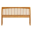 AFI Orleans King Sleigh Solid Wood Slat Headboard in Light Toffee