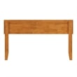 Orlando Full Modern Wood Panel Headboard in Light Toffee