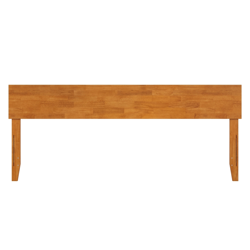 Orlando King Modern Wood Panel Headboard in Light Toffee