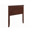 Nantucket Twin Wood Panel Headboard in Walnut