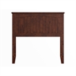 Nantucket Twin Wood Panel Headboard in Walnut