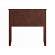 Nantucket Twin Wood Panel Headboard in Walnut