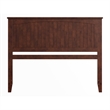 Nantucket Queen Wood Panel Headboard in Walnut
