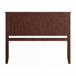 Nantucket Queen Wood Panel Headboard in Walnut