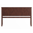 Nantucket King Wood Panel Headboard in Walnut