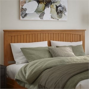 Nantucket King Wood Panel Headboard in Light Toffee