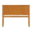 Madison Queen Solid Wood Panel Headboard in Light Toffee