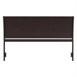 Portland King Sleigh Wood Headboard in Espresso