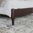 Aria Twin XL Solid Wood Modern Low Profile Platform Bed in Espresso
