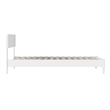 Aria Twin XL Solid Wood Modern Low Profile Platform Bed in White