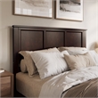 Charlotte Queen Solid Wood Low Profile Platform Bed in Espresso