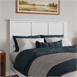 Charlotte Queen Solid Wood Low Profile Platform Bed in White