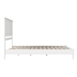 Charlotte Queen Solid Wood Low Profile Platform Bed in White