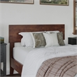 Aria Twin XL Solid Wood Modern Low Profile Platform Bed in Walnut