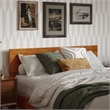 Aria Twin XL Solid Wood Modern Low Profile Platform Bed in Light Toffee