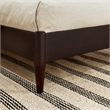 Aria Twin Solid Wood Modern Low Profile Platform Bed in Espresso