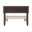 Aria Twin Solid Wood Modern Low Profile Platform Bed in Espresso