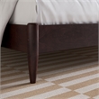 Aria Queen Solid Wood Modern Low Profile Platform Bed in Espresso