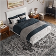Naples Queen Wood Low Profile Platform Bed in White
