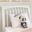 Orleans Twin Solid Wood Low Profile Sleigh Platform Bed in White