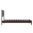 Charlotte Twin XL Solid Wood Low Profile Platform Bed in Espresso