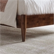 Charlotte Twin XL Solid Wood Low Profile Platform Bed in Walnut
