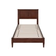 Charlotte Twin XL Solid Wood Low Profile Platform Bed in Walnut