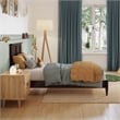 Charlotte Twin Solid Wood Low Profile Platform Bed in Espresso