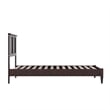 Charlotte Twin Solid Wood Low Profile Platform Bed in Espresso