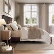 Charlotte King Solid Wood Low Profile Platform Bed in Espresso