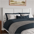 Charlotte King Solid Wood Low Profile Platform Bed in White