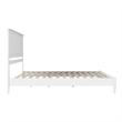 Charlotte King Solid Wood Low Profile Platform Bed in White