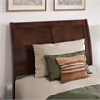 Valencia Twin XL Solid Wood Low Profile Sleigh Platform Bed in Walnut