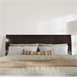 Valencia King Solid Wood Low Profile Sleigh Platform Bed in Espresso