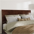 Valencia King Solid Wood Low Profile Sleigh Platform Bed in Walnut