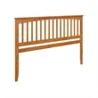 Mission King Wood Headboard in Light Toffee