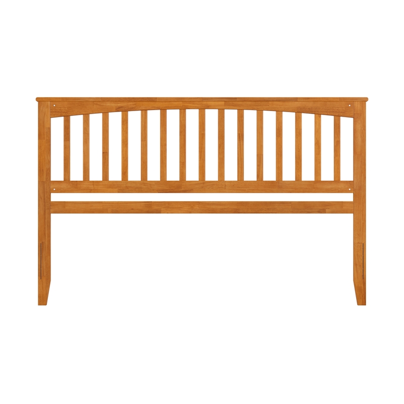 Mission King Wood Headboard in Light Toffee