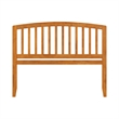 Richmond Queen Wood Headboard in Light Toffee