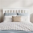 Becket Twin XL Wood Low Profile Platform Bed in White