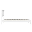 Becket Twin XL Wood Low Profile Platform Bed in White