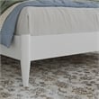 Berkshire Full Wood Low Profile Platform Bed in White
